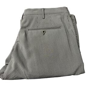 Slowear Incotex Pants Silksucker Gray Modern Fit Mens 38 (37x37 ACTUAL) Tall